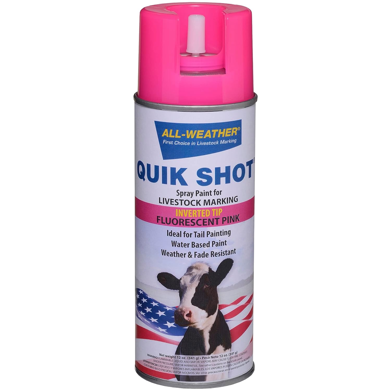 quik-shot-spray-inverted-tip-12oz-fluorescent-pink-heritage-animal