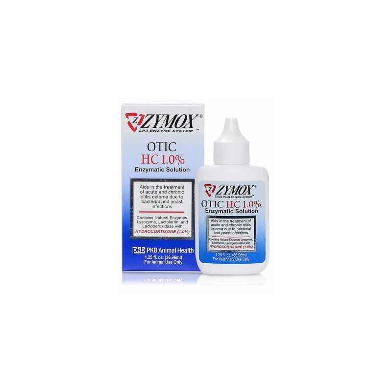 Zymox Otic Enzymatic Solution 1 Hydrocortisone 1.25oz Heritage