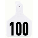 Z Tag White No Snag Calf ID Tag - Numbered 76 - 100 : Pack of 25