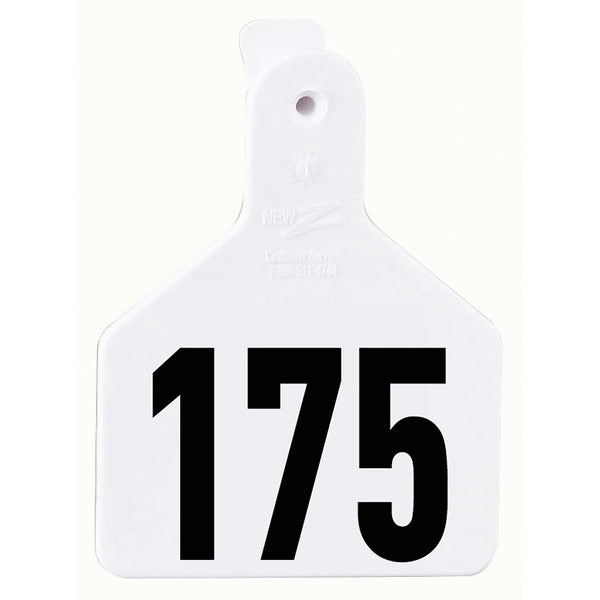 Z Tag No Snag Calf ID Numbered Tags Green 151 - 175 : Pack of 25