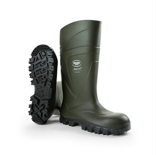 Steplite X Regular Toed Green Boot: Size 5