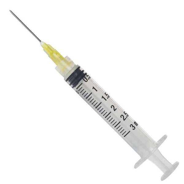 Monoject 3ml Luerlock Syringes with 20Gauge x 1inch Needles : 100ct