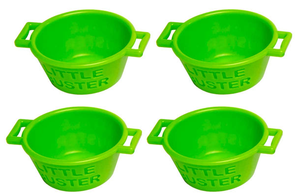 Little Buster Feed Pans Green 4Pk