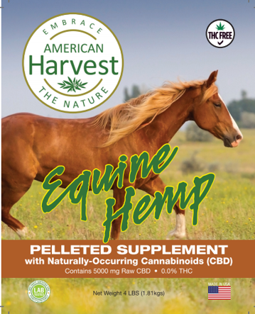 Equine Hemp Pelleted Supplement : 4lb