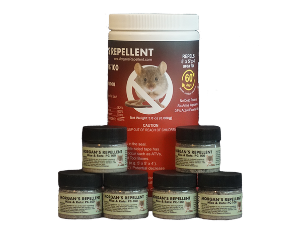 Morgan's Repel Mice/Rats Peppermint & Cinnamon : 6 x .5oz