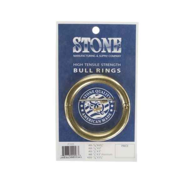 Stone Mfg Bull Ring 3/8in x 3in