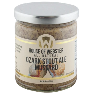 House of Webster Ozark Stout Ale Mustard : 9oz