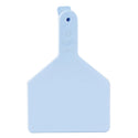 Z Tag No Snag Cow Blank :Tags - Pack of 25 Blue