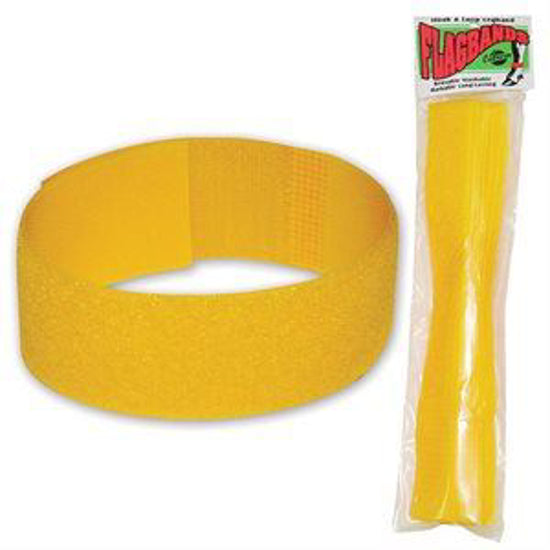 Velcro Legbands 10ct : Neon Yellow