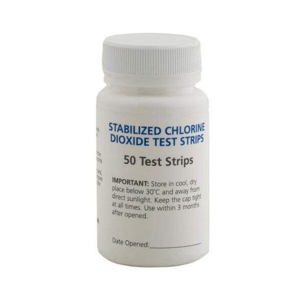 Stabilized Chlorine Dioxide Test Strips 50ct