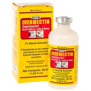 Durvet Ivermectin 1% Injectable : 50ml