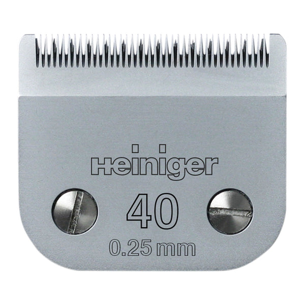 Heiniger Number 40 Blade Set (Use with Opal or Saphir Clipper)