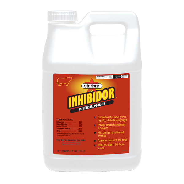 Star Bar Inhibidor Insecticidal Beef Cattle Pour On : 2.5Gal