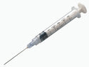 Monoject 3ml Luer Lock with 22 gauge x 1 inch needle : Each