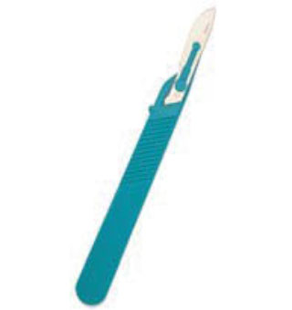 Scalpels Disposable Stainless Steel Number 22 : 10ct