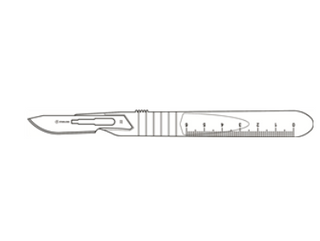 Securos Disposable Number 22 Scalpels : 10ct