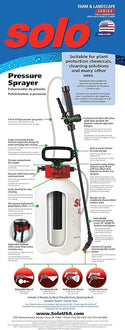 Solo 430 Series Sprayer :  3 Gal