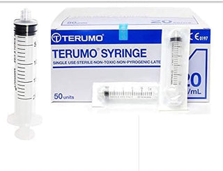 Terumo 20ml Luer Lock Syringes: 50ct