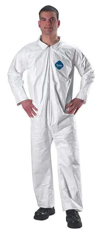 Tyvek Coveralls Size Large : 25ct