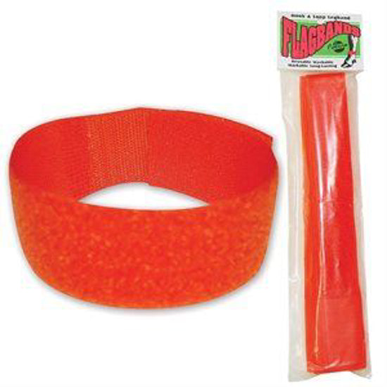 Velcro Legbands 10ct: Neon Orange