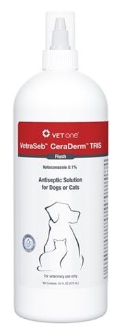 VetOne Vetraseb Ceraderm Tris Flush : 16oz