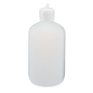 Viapac Natural Plastic Bottle Cylinder with Flip Top 16oz: 12ct