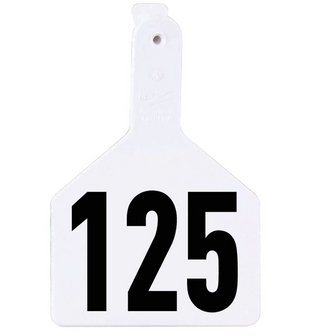 Z Tag Blue No Snag Cow ID Numbered Tags 101 - 125 : Pack of 25