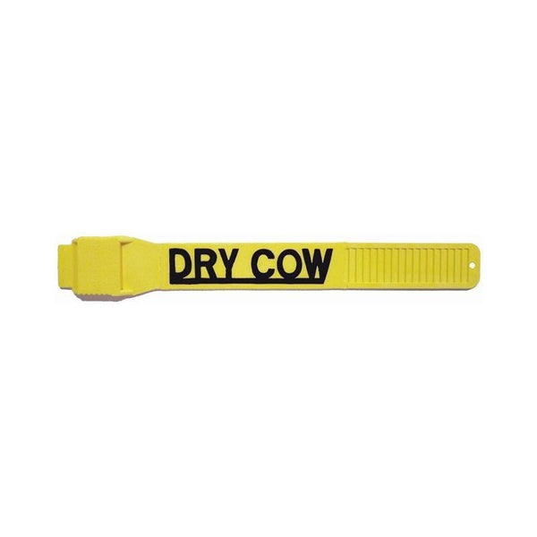 Bock's Multi-Loc Leg Bands Electro Welded Word - Dry Cow : Yellow