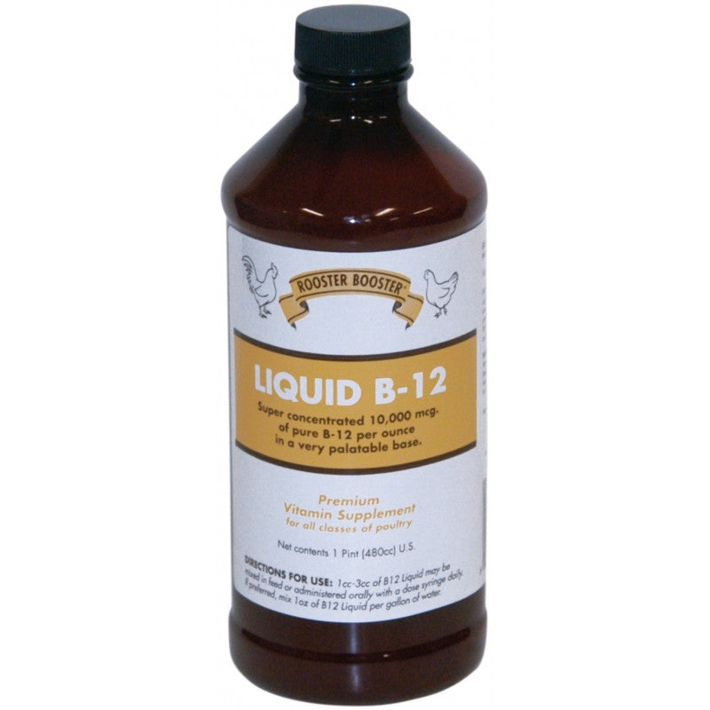 Rooster Booster Liquid B-12 : 1pt | Heritage Animal Health