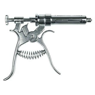Roux 10cc Pistol Grip Syringe Metal Cover