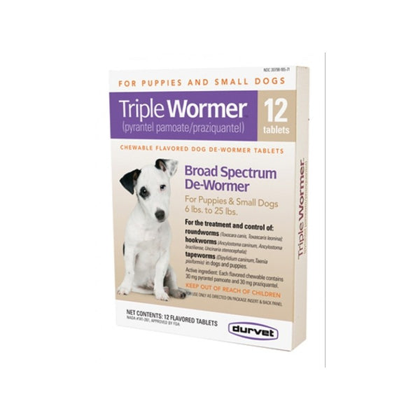 Triple Wormer for Small Dog : 12ct