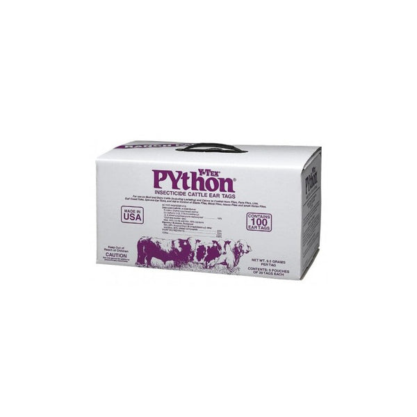 Python Insecticide Tags : 100ct