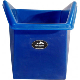 High Country Plastics Fence Feeder Single Blue : 24in