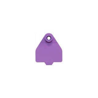 Destron Purple Duflex Medium Blank Tags w/ Buttons : 25ct
