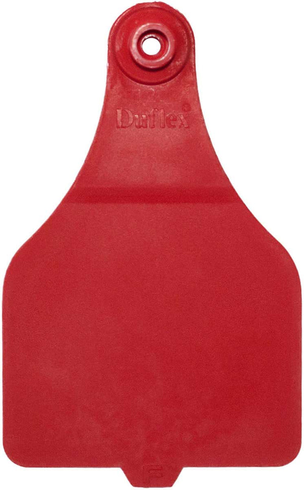 Duflex Red Blank XLarge Tags : Pack of 25