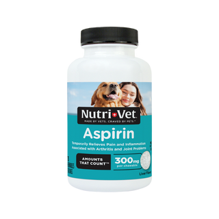 Nutri-Vet Aspirin Chewable Large Dog 300mg: 75ct