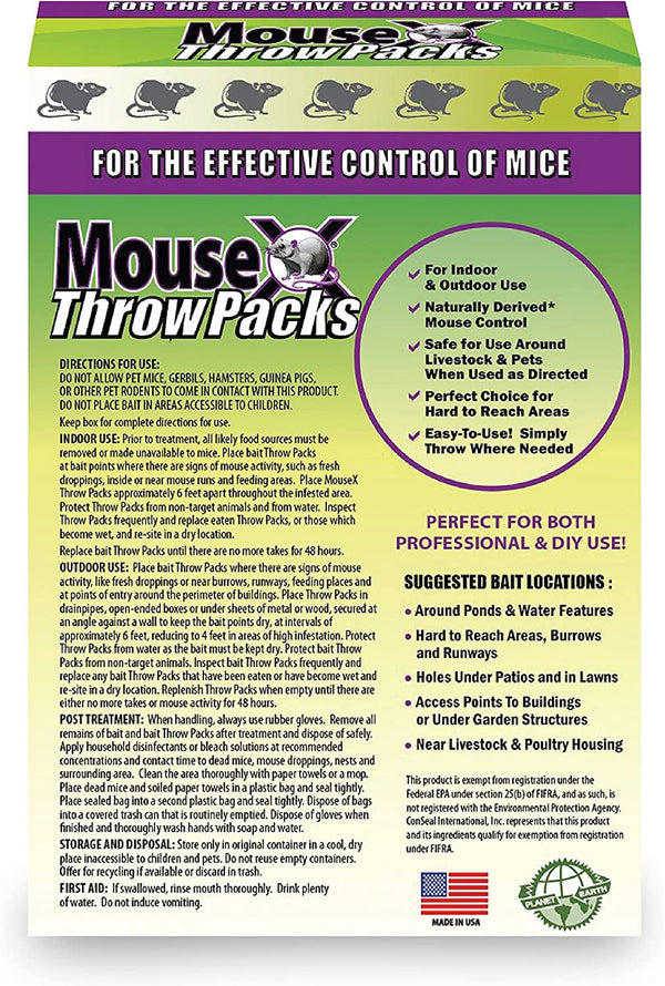 MouseX Throw Packs: 6ct